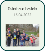 Osterhase basteln 16.04.2022